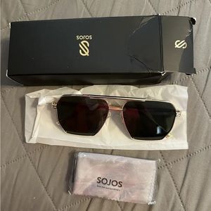 SOJOS Retro Oversized Square Polarized Men’s & Women’s Sunglasses UV400